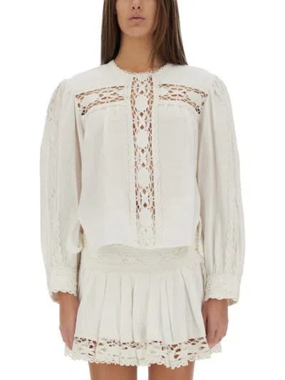 Isabel Marant Étoile Isabel Marant Etoile Valmira Top In Neutral