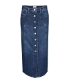 Isabel Marant Étoile Marant Etoile Vandy Denim Cotton Skirt In Blue