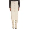 Isabel Marant Étoile Denim Vandy Skirt For In Ecru