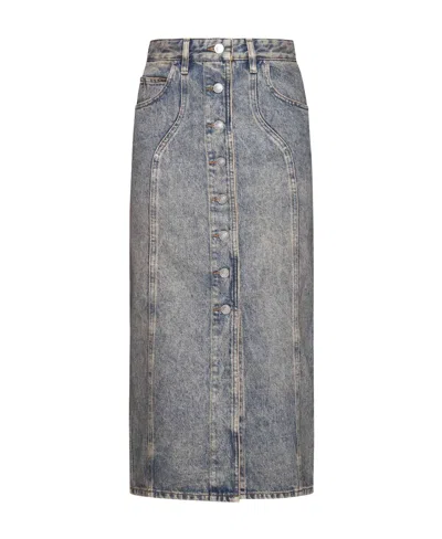 ISABEL MARANT ÉTOILE ISABEL MARANT BUTTONED MIDI SKIRT