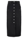 Isabel Marant Étoile Marant Etoile Vandy Denim Cotton Skirt
