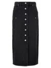 Isabel Marant Étoile Marant Etoile Vandy Denim Cotton Skirt