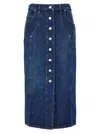 Isabel Marant Étoile Vandy Denim Cotton Skirt