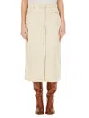 Isabel Marant Étoile Isabel Marant Etoile Vandy Skirt In Neutrals