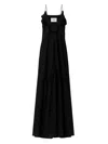Isabel Marant Étoile Vasma Black Cotton Blend Dress In Black