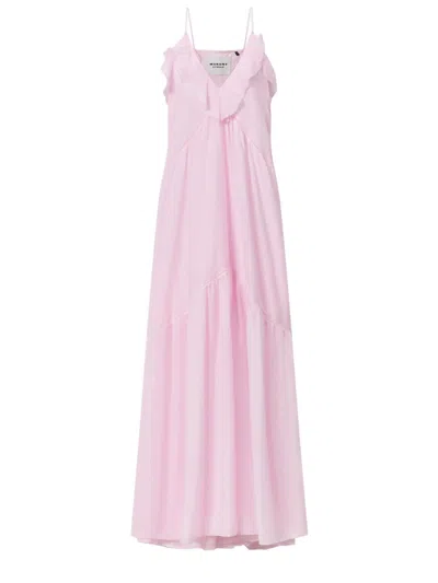 Isabel Marant Étoile Vasma Tiered Ruffled Cotton-blend Maxi Dress In Animal Print