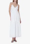 Isabel Marant Étoile Isabel Marant Etoile White Vasma Cottonvoile Dress In Multi