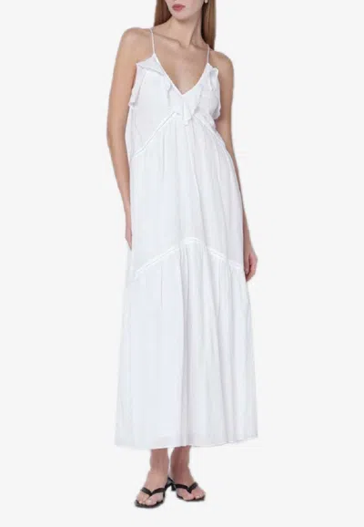 ISABEL MARANT ÉTOILE VASMA V-NECK MAXI DRESS