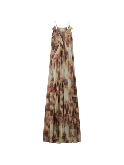 Isabel Marant Étoile Marant Etoile Vasmila Printed Cotton Dress In Neutral