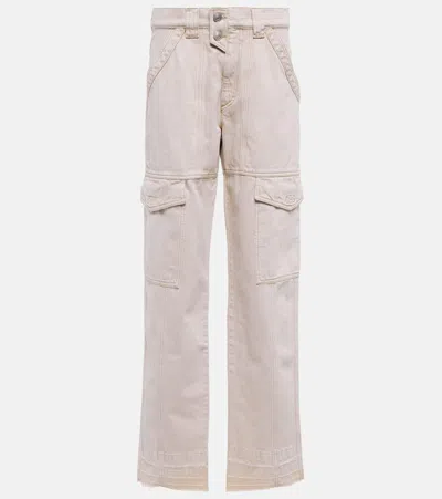ISABEL MARANT ÉTOILE VAYONEO CARGO STRAIGHT JEANS