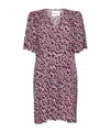 Isabel Marant Étoile Vedolia Abstract-print Minidress In Red