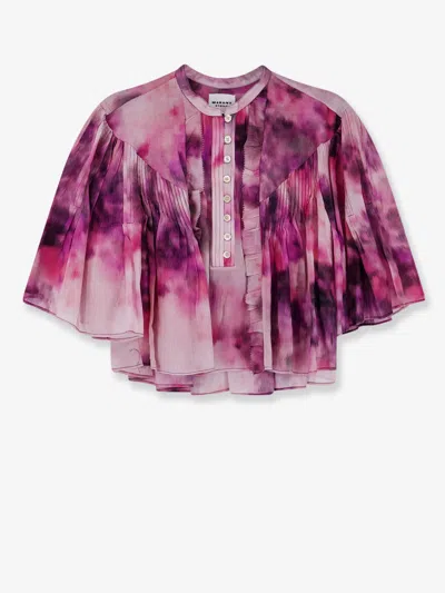 Isabel Marant Étoile Veelia Organic Cotton Shirt In Multi