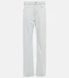 Isabel Marant Étoile Vendelia High-rise Straight Jeans In Aqua