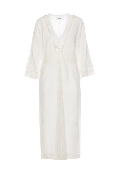 ISABEL MARANT ÉTOILE WHITE MAXI DRESS