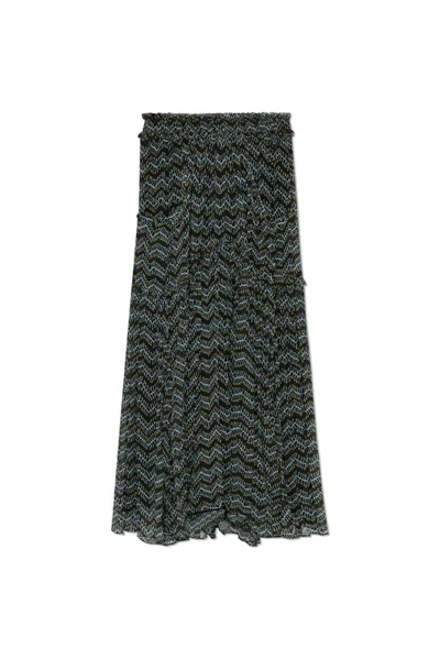 Isabel Marant Étoile Isabel Marant Etoile 'veronique' Black Viscose Skirt Women