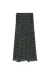 Isabel Marant Étoile Isabel Marant Etoile 'veronique' Black Viscose Skirt Women In Faded Black