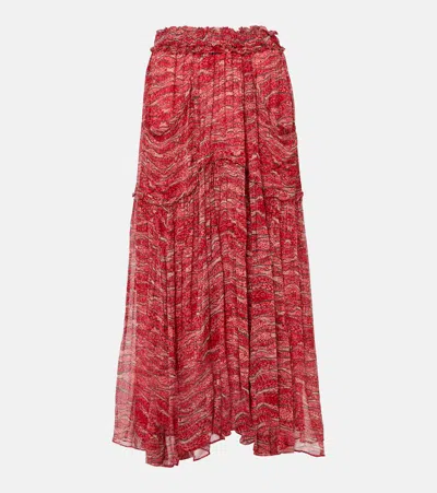 ISABEL MARANT ÉTOILE VERONIQUE CHIFFON MAXI SKIRT