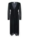 Isabel Marant Étoile Amara V-neck Maxi Dress In Black