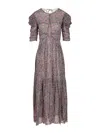 Isabel Marant Étoile Sichellia-gb Dresses Violet In Multi