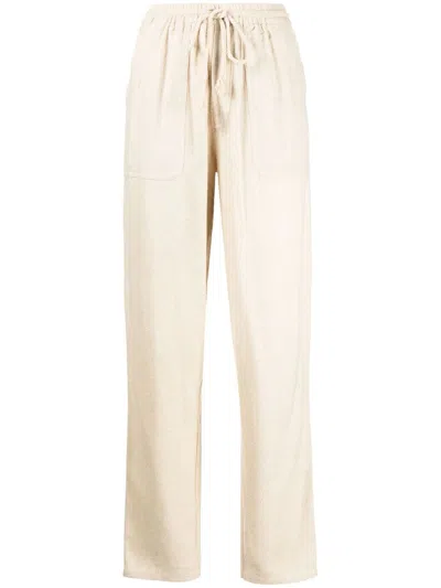 Isabel Marant Étoile Viamao Seidenhose Mit Weitem Bein In White