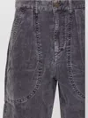 Isabel Marant Étoile Vintage Onyta Corduroy Trousers Pockets In Black