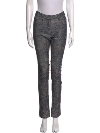Pre-owned Isabel Marant Étoile Vintage Straight Leg Pants In Purple