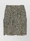 Isabel Marant Étoile Isabel Marant Etoile 'violaine' Two-tone Viscose Miniskirt Women