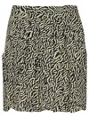 Isabel Marant Étoile Violaine Two-tone Viscose Miniskirt In Beige
