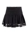 Isabel Marant Étoile Isabel Marant Etoile 'pacifica' Grey Cotton Skirt In Black