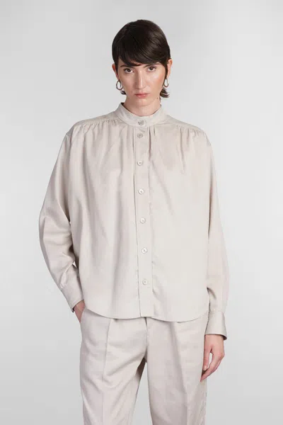 Isabel Marant Étoile Violeta Shirt In Beige