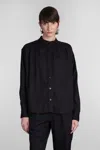 Isabel Marant Étoile Violeta Shirt In Black Wool And Polyester In Black