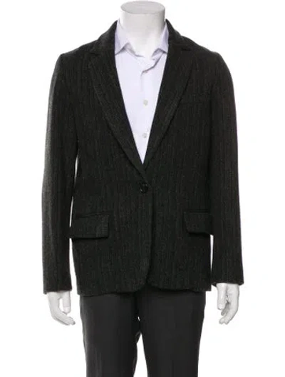 Pre-owned Isabel Marant Étoile Virgin Wool Blazer In Black