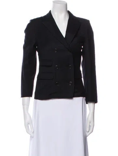 Pre-owned Isabel Marant Étoile Virgin Wool Blazer In Black
