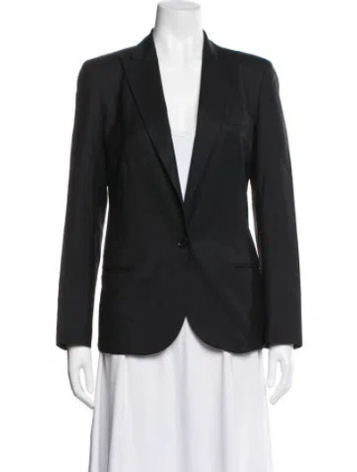 Pre-owned Isabel Marant Étoile Virgin Wool Blazer In Black