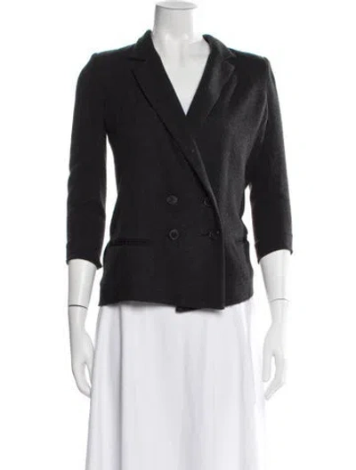 Pre-owned Isabel Marant Étoile Virgin Wool Blazer In Gray