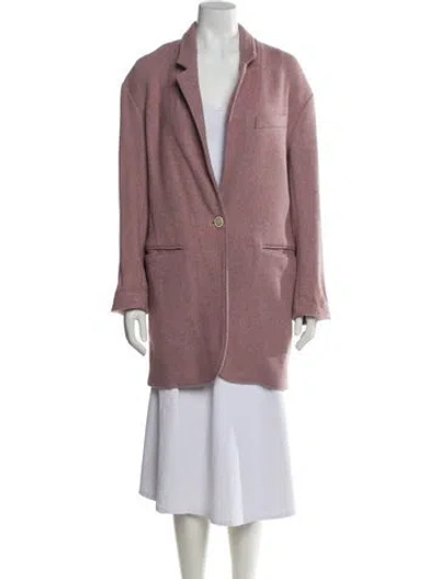 Pre-owned Isabel Marant Étoile Virgin Wool Blazer In Pink