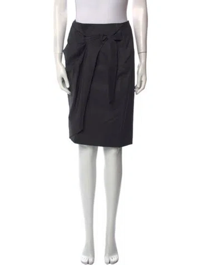 Pre-owned Isabel Marant Étoile Virgin Wool Knee-length Skirt In Gray