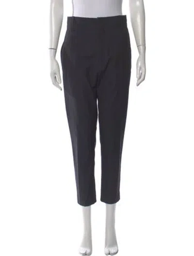 Pre-owned Isabel Marant Étoile Virgin Wool Straight Leg Pants In Gray