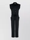 Isabel Marant Étoile Suzie Belted Voile Jumpsuit