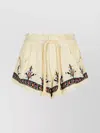 Isabel Marant Étoile Viscose Shorts Embroidered Design