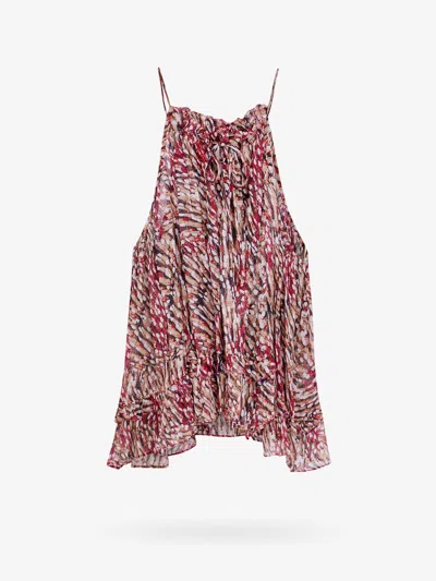 Isabel Marant Étoile Top In Viscosa Con Stampa All-over
