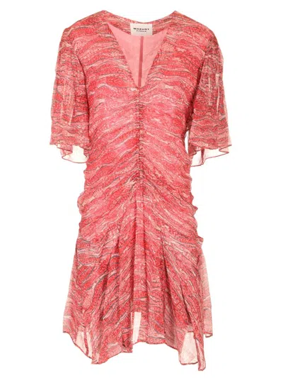 ISABEL MARANT ÉTOILE VIVIENNE DRESSES RED