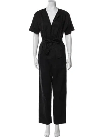 Pre-owned Isabel Marant Étoile V-neck Jumpsuit In Black