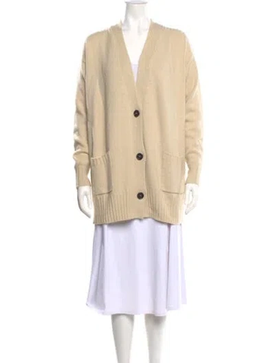 Pre-owned Isabel Marant Étoile V-neck Sweater In Neutral
