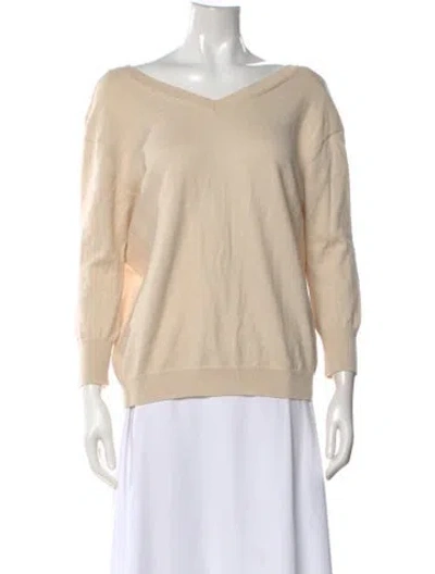 Pre-owned Isabel Marant Étoile V-neck Sweater In Neutral