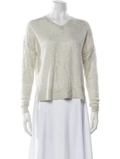 Pre-owned Isabel Marant Étoile V-neck Sweater In Neutrals