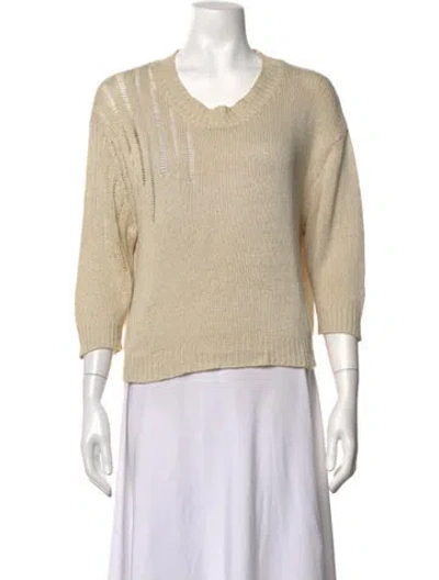 Pre-owned Isabel Marant Étoile V-neck Sweater In Neutrals