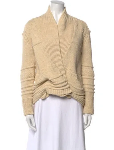 Pre-owned Isabel Marant Étoile V-neck Sweater In White