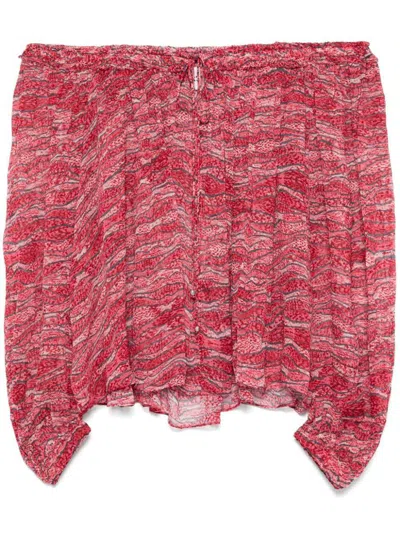 ISABEL MARANT ÉTOILE ISABEL MARANT ÉTOILE VUTTI PRINTED MUSLIN BLOUSE