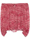 Isabel Marant Étoile Isabel Marant Etoile Fuchsia Printed ml Vutti Top